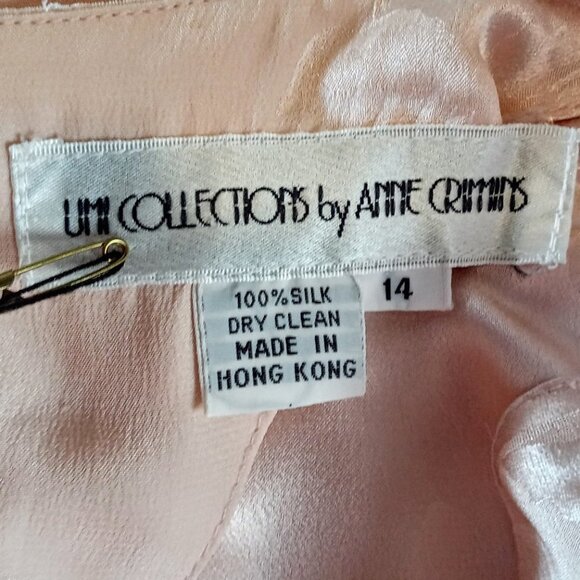 Vintage Umi Collections by Anne Crimmins Embroidered Silk Blouse NWT - Picture 7 of 8